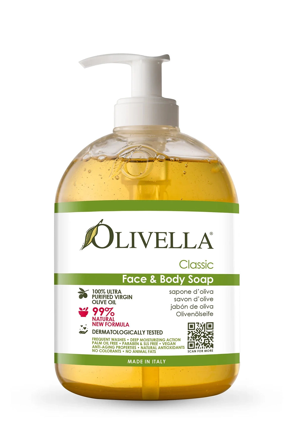OLIVELLA Face & Body Liquid Soap