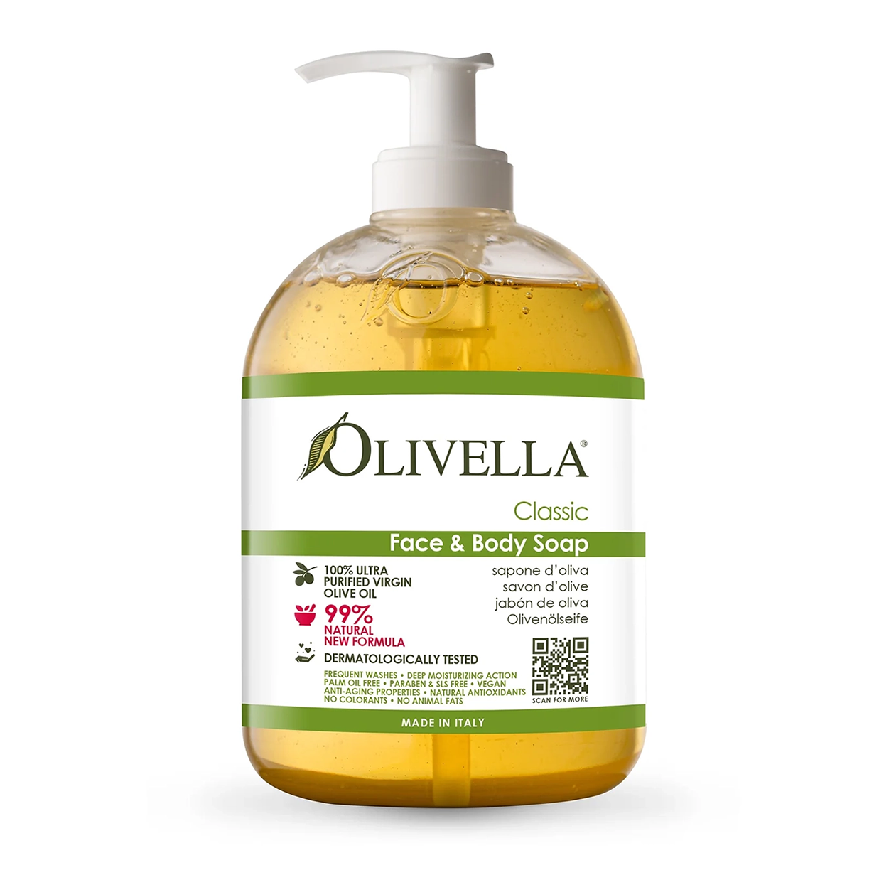 OLIVELLA Face & Body Liquid Soap