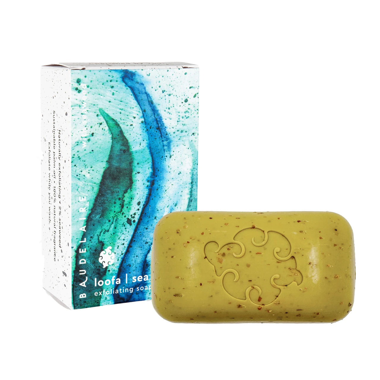 BAUDELAIRE Loofa Bath Soap: Sea