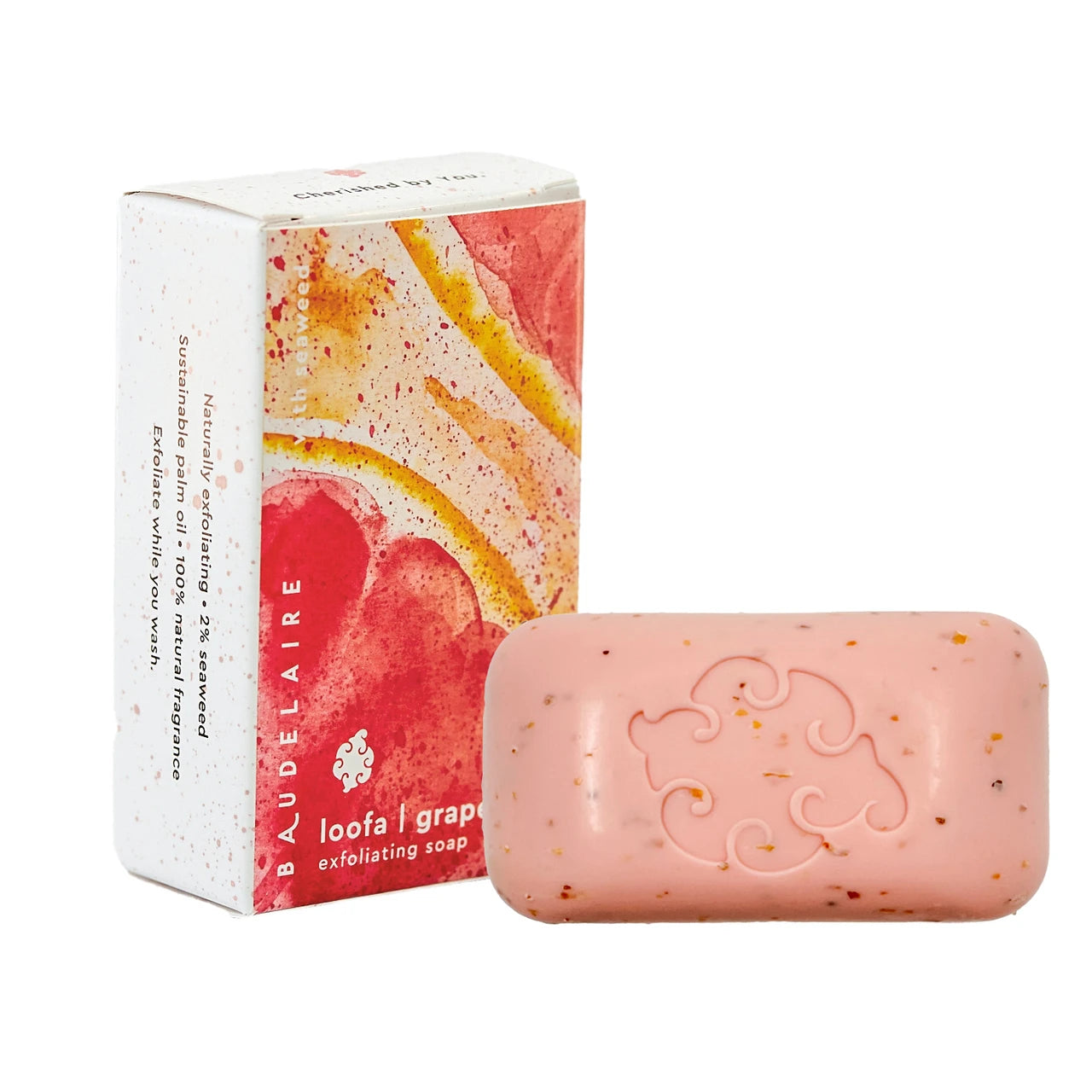 BAUDELAIRE Loofa Bath Soap: Grapefruit