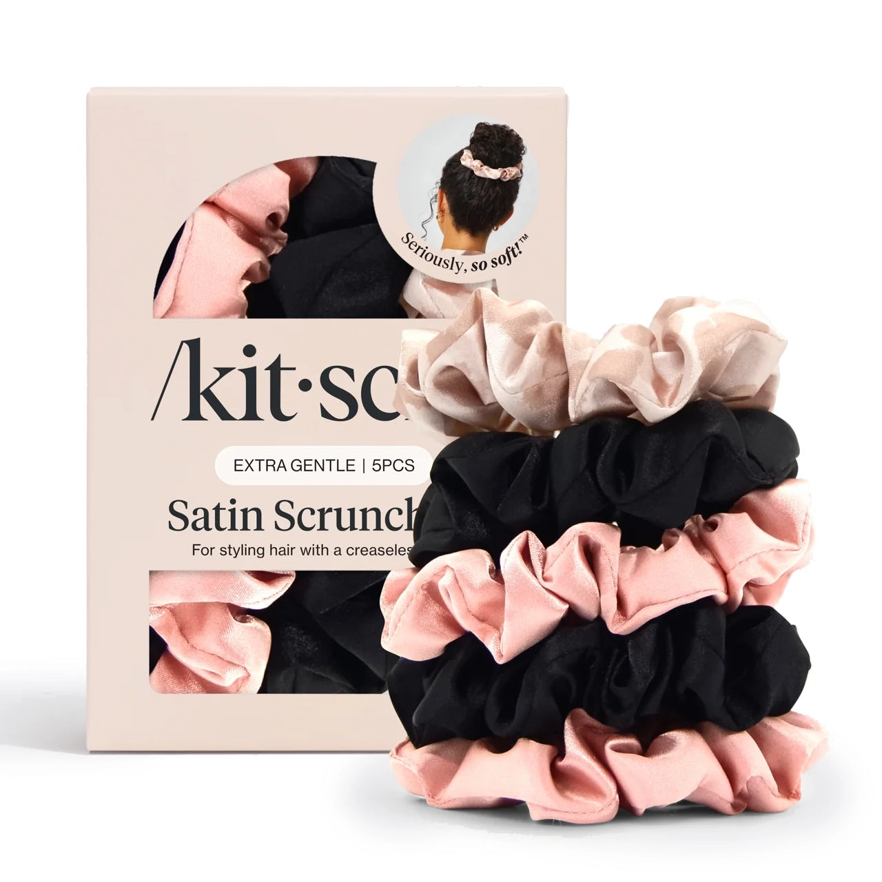 KITSCH Satin Sleep Scrunchies