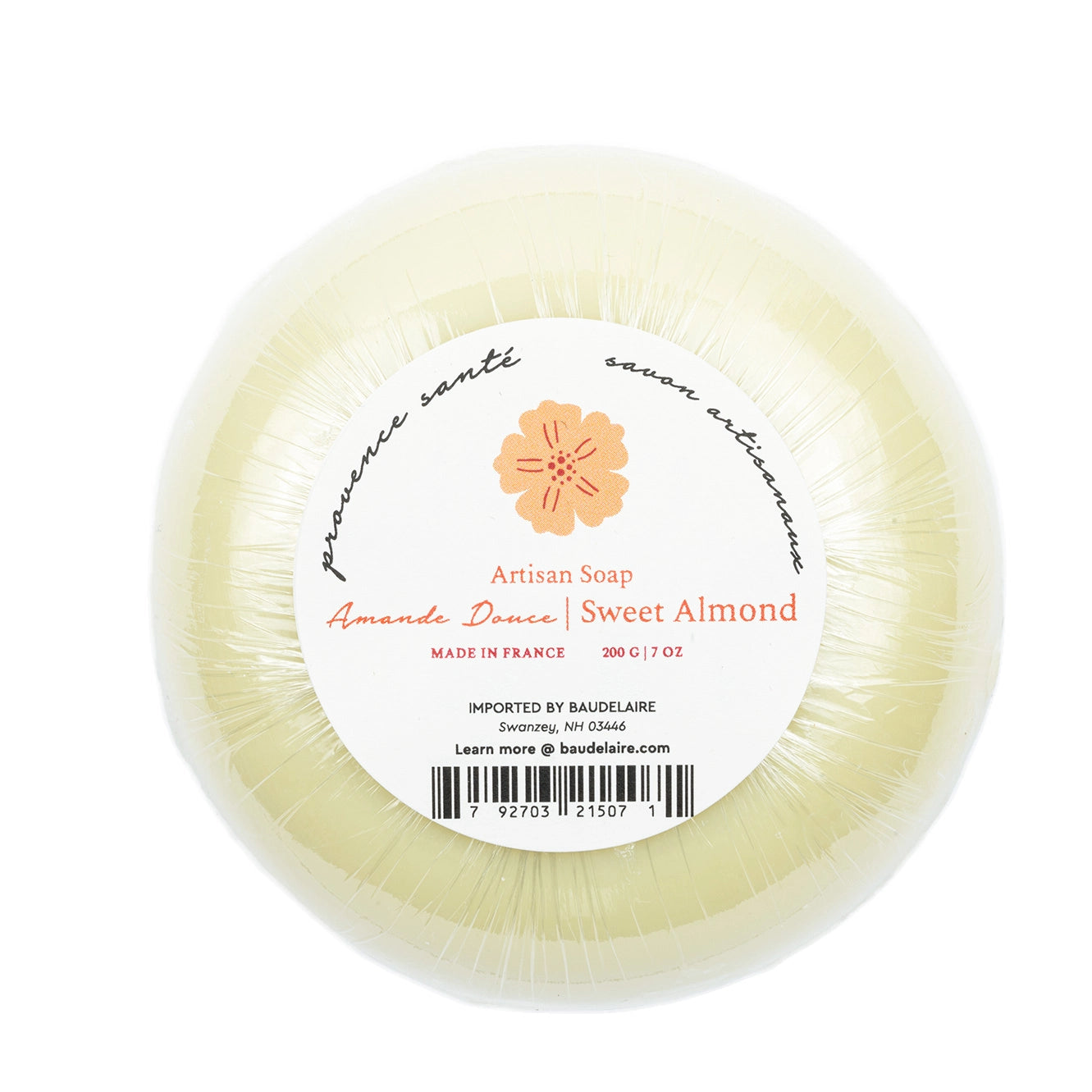 BAUDELAIRE Sweet Almond Boxed Bath Bar
