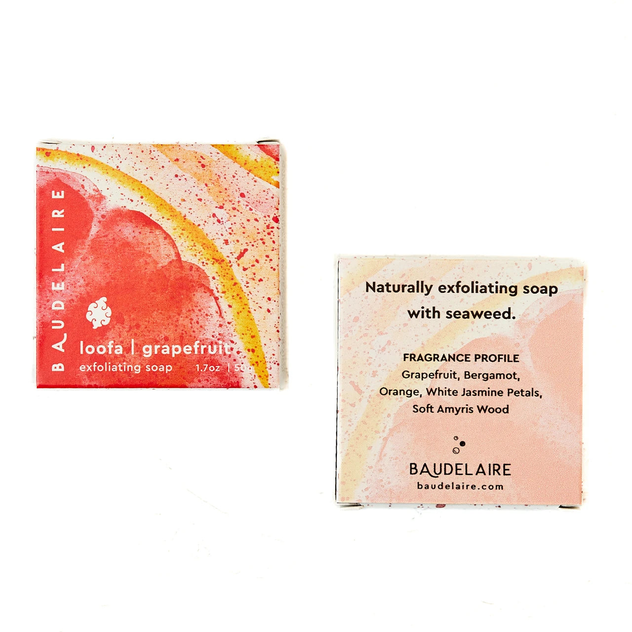 BAUDELAIRE Loofa Bath Soap: Grapefruit