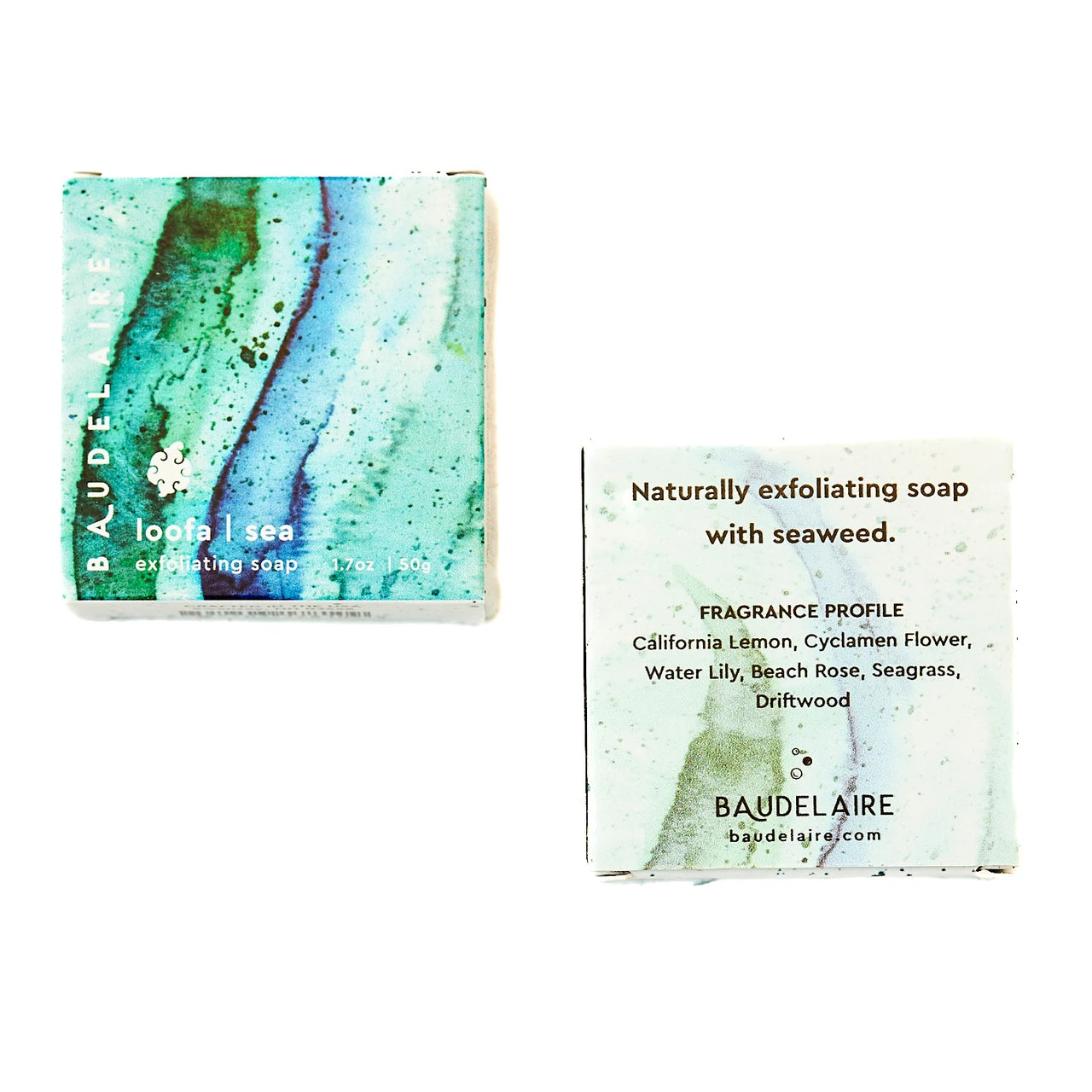 BAUDELAIRE Loofa Bath Soap: Sea