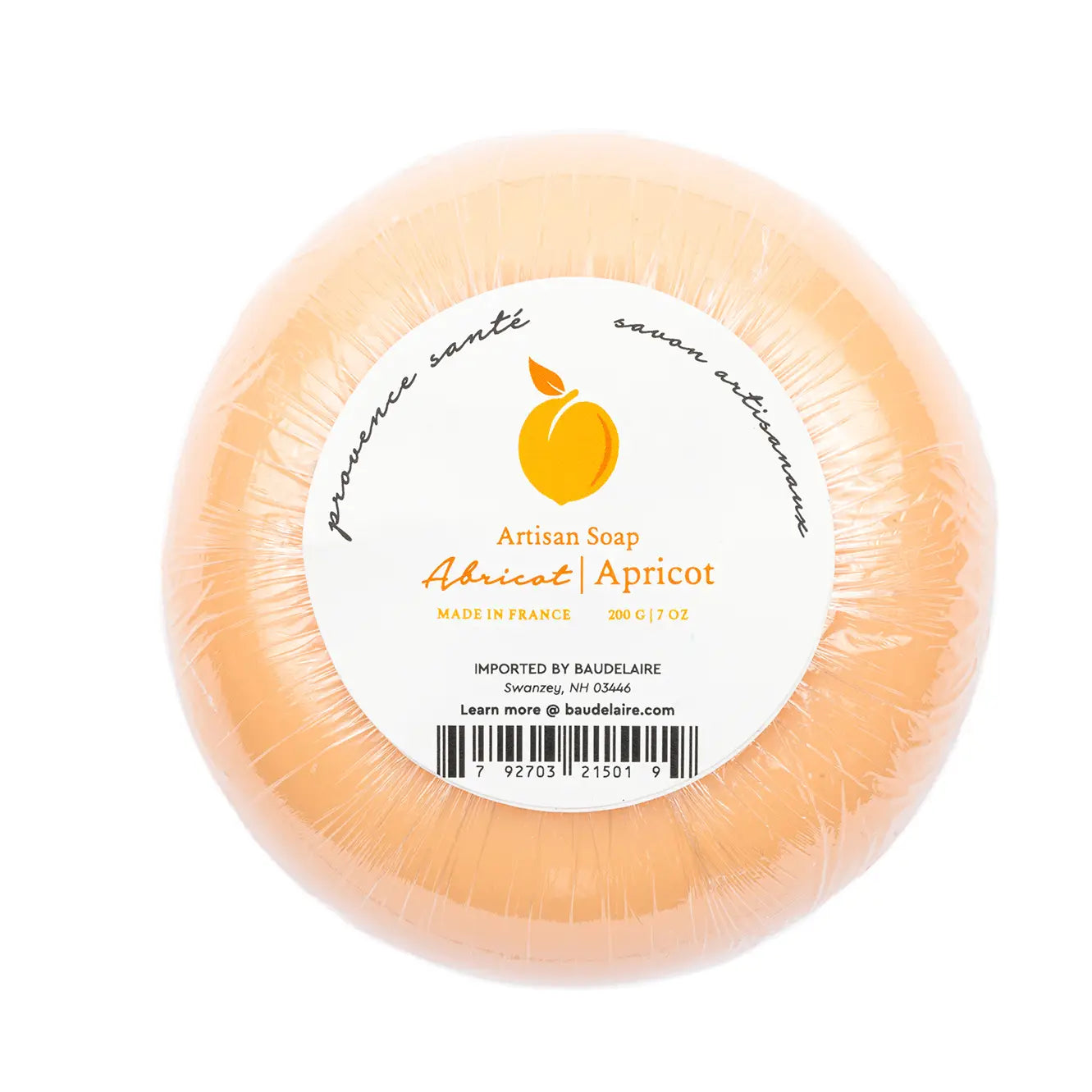 BAUDELAIRE Apricot Boxed Bath Bar