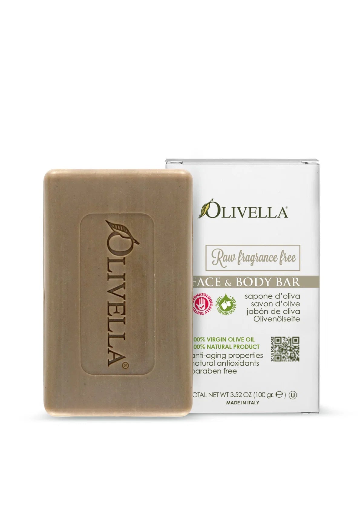 OLIVELLA Bar Soap Raw