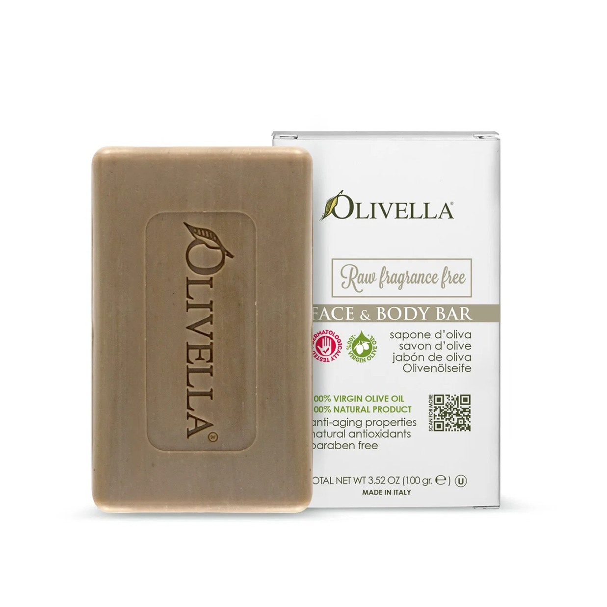OLIVELLA Bar Soap Raw