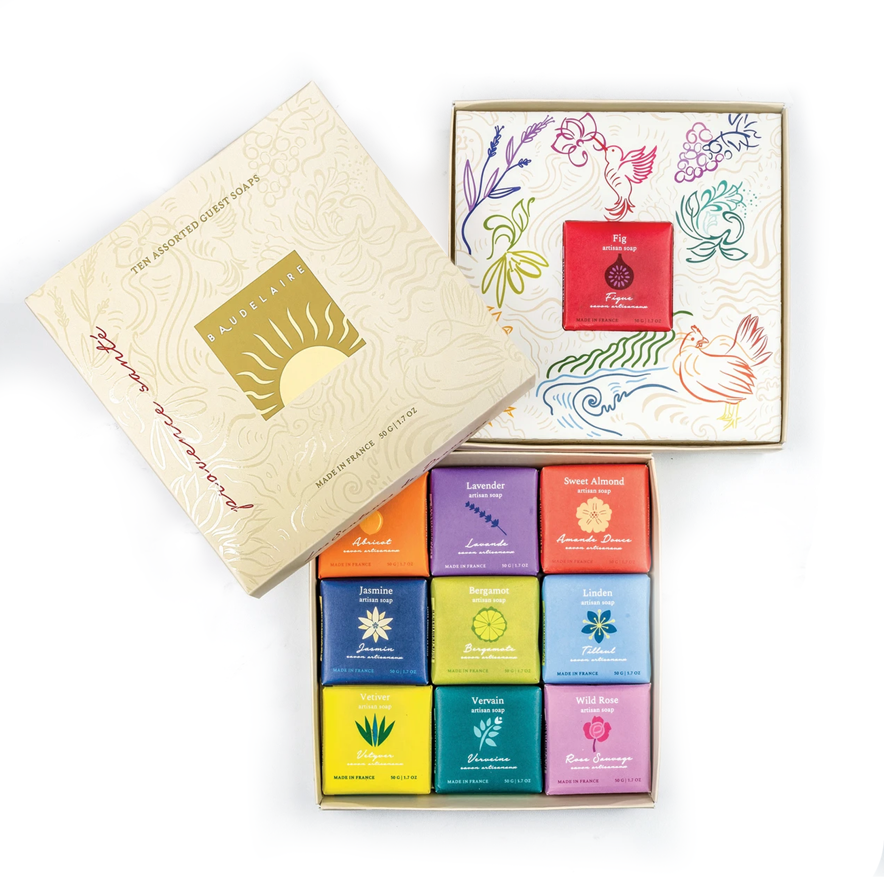 BAUDELAIRE Provence Santé Guest Soap Assortment