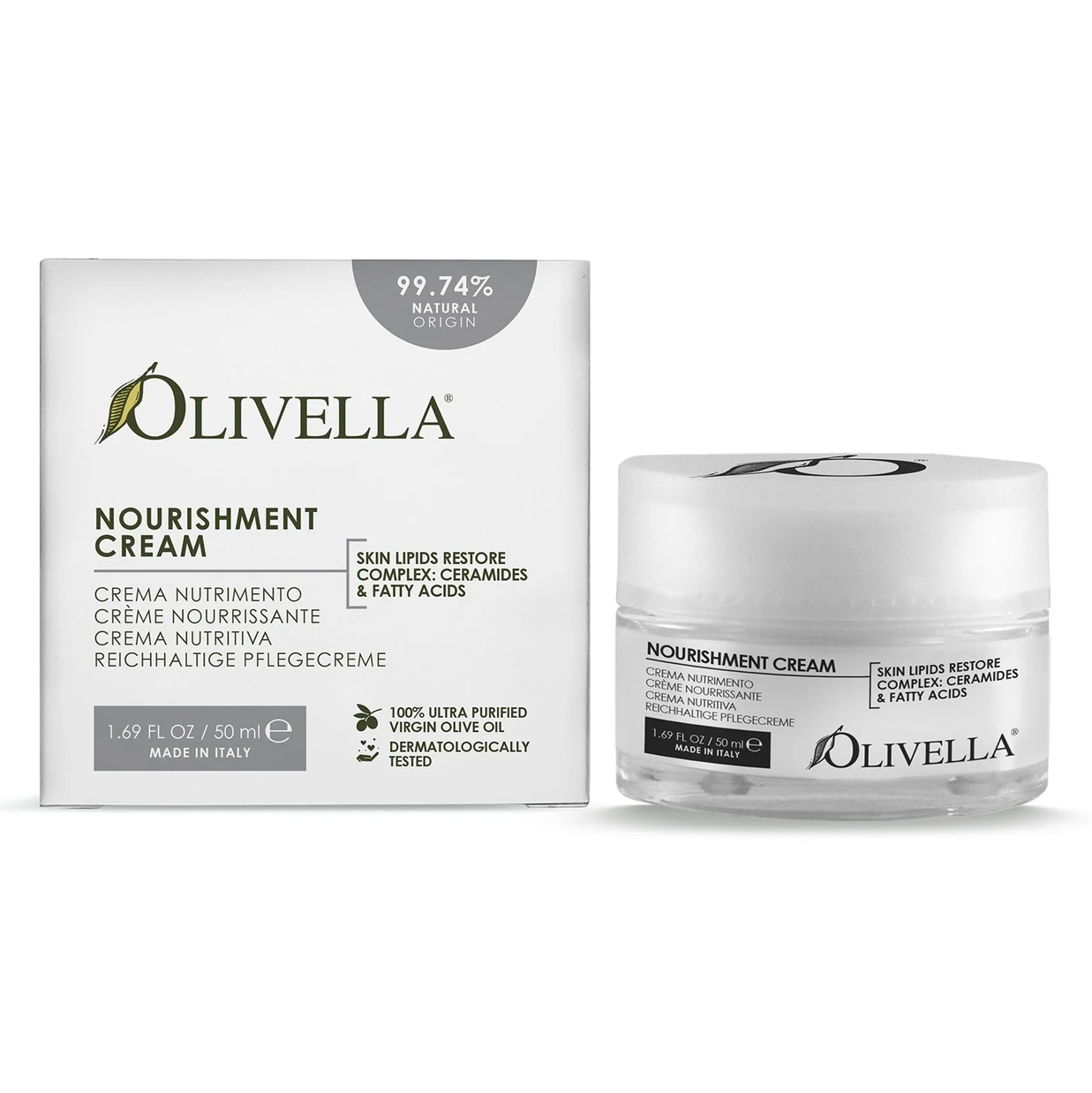 OLIVELLA Nourishment Cream—Restore Skin Lipids